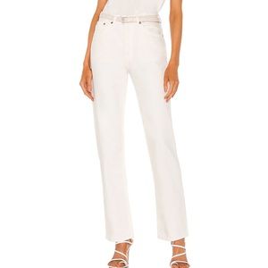 Brand new with tags AGOLDE Lana straight leg jeans in off white / drum size 25!!